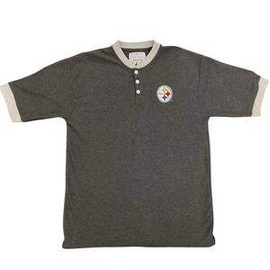 Vintage Genuine Merchandise By Mirage Mens XL Pittsburgh Steelers NFL Polo Shirt
